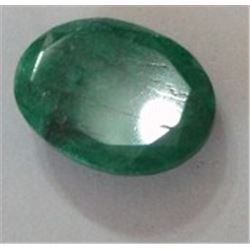 23.25 CARAT EMERALD *EXTREMELY RARE VERY LARGE* GEMSTONE OVAL CUT AND FACETED GEM!! GEM CAME OUT OF 
