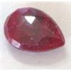 Image 1 : 13.10 CARAT RUBY *EXTREMELY RARE VERY LARGE* GEMSTONE PEAR CUT AND FACETED GEM!! GEM CAME OUT OF SAF
