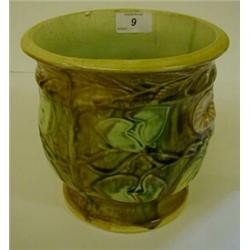 A Majolica Jardinière, decorated convolvulus, 17.5 cm (a.f.) £20 - 30...