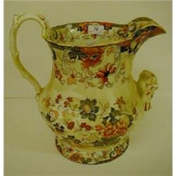An Amhurst Japan Pattern Stone China Jug and Bowl, (chipped) £40 - 60...