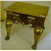 Image 1 : A Brass Footman, with two dummy drawers, and paw front feet, 40 cm £30 - 50...