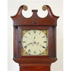 An Early 19th Century Longcase Clock, with Roman numerals, seconds dial, and calendar aperture, f...