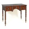 Image 1 : An Early 19th Century Scottish Mahogany Side Table, having a central drawer flanked by a pair of...