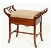 Image 1 : An Edwardian Inlaid Mahogany Box Top Piano Stool  See illustration £120 - 140...