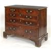 Image 1 : An Early 18th Century Chest, of two short, and three graduated long drawers, veneered in burr wal...