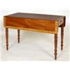 Image 1 : An Early Victorian Mahogany Pembroke Table, crossbanded in satinwood, and with boxwood and ebony...