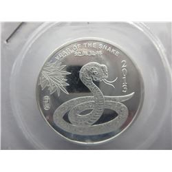 2 x .999 Silver Year of the Snake Rounds - 2013