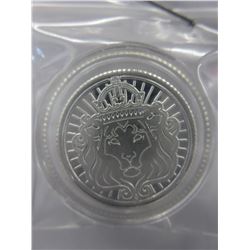 2 x .999 Scottsdale Lion rounds in capsules