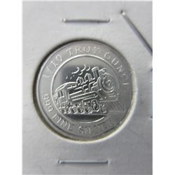 4 x .999 Fine Silver Steam Engine Train rounds