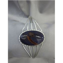 Chalcedony Silver Cuff Bracelet