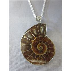 Hand made Ammonite necklace