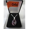 Image 2 : Custom made 15+ CT Mystic Topaz necklace