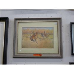 "The Peace Sign" by Frederick Remington - Print