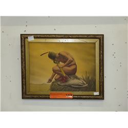 1930's Indian Hunter Print