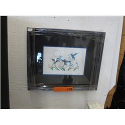 Framed Richard Shorty print  - "Migration"