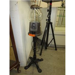 Vintage Cast metal gum ball machine