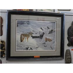 Framed print: "Winter Glow" by Glenn Olson