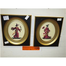 Pair of Fine Petit Point pictures