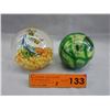 Image 1 : 2 Art glass paperweights