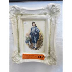Glazed ceramic picture of the Blue Boy