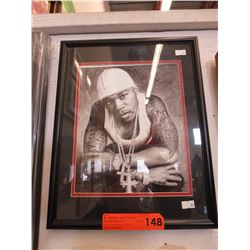 Framed print: The Rapper Artist "50 Cent"