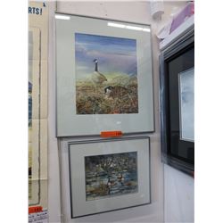 2 Framed Canada Goose prints