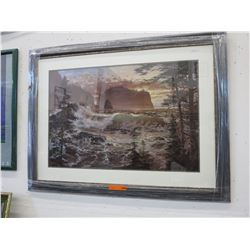 Framed print: "Islands at Eventide"