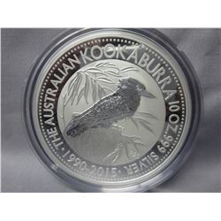 10 oz. - 25th Anniversary of the Kookaburra Coin