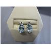 Image 1 : Brand New Blue Topaz & Diamond Earrings