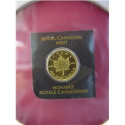 .9999 Gold Canada Maple Leaf Coin - 1 gram
