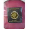 Image 1 : .9999 Gold Canada Maple Leaf Coin - 1 gram