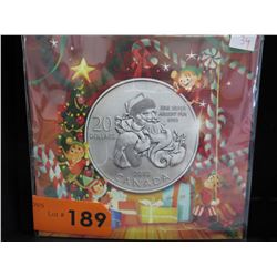 2013 - .9999 Silver Santa Claus design $20 coin
