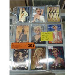 18 Marilyn Monroe collector cards