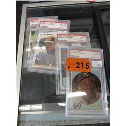 4 Graded Baseball & Hockey cards