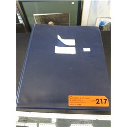 Binder of Vintage 1990's 8 x 10 Hockey photos
