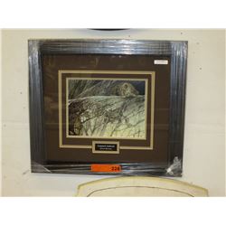 Framed print: "Leopard Ambush" by Robert Bateman