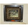 Image 1 : Framed print: "Leopard Ambush" by Robert Bateman