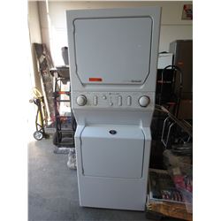 Maytag stacking washer/dryer - used