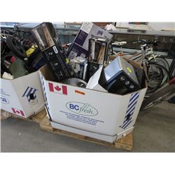Skid of assorted store returns