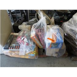 Skid of toys, tools & other assorted goods