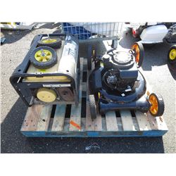 Champion generator & a lawnmower engine - PARTS