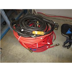 Wire feed welder hose & 3 air hoses