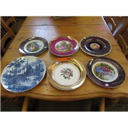 7 Collectible plates - most are hand painted