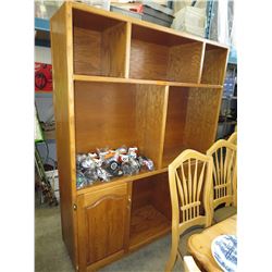 Oak shelving unit - used