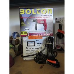 Battery charger & Bolton impact driver