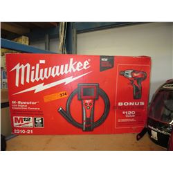 Digital inspection camera w/ cordless screwdriver