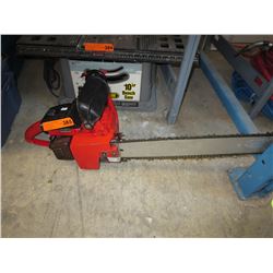 Gas powered chain saw - 16" blade, used