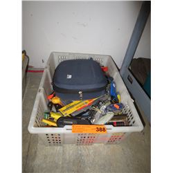 Bin of hand tools - used