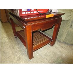 Wood side table - used.