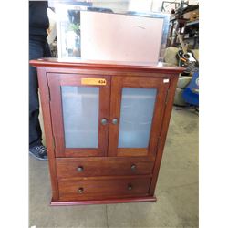 Wood medicine cabinet - used